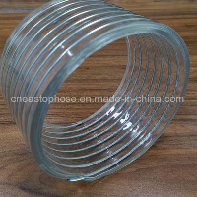 China Supplier Transparent Flex PVC Steel Wire Hose Pipe